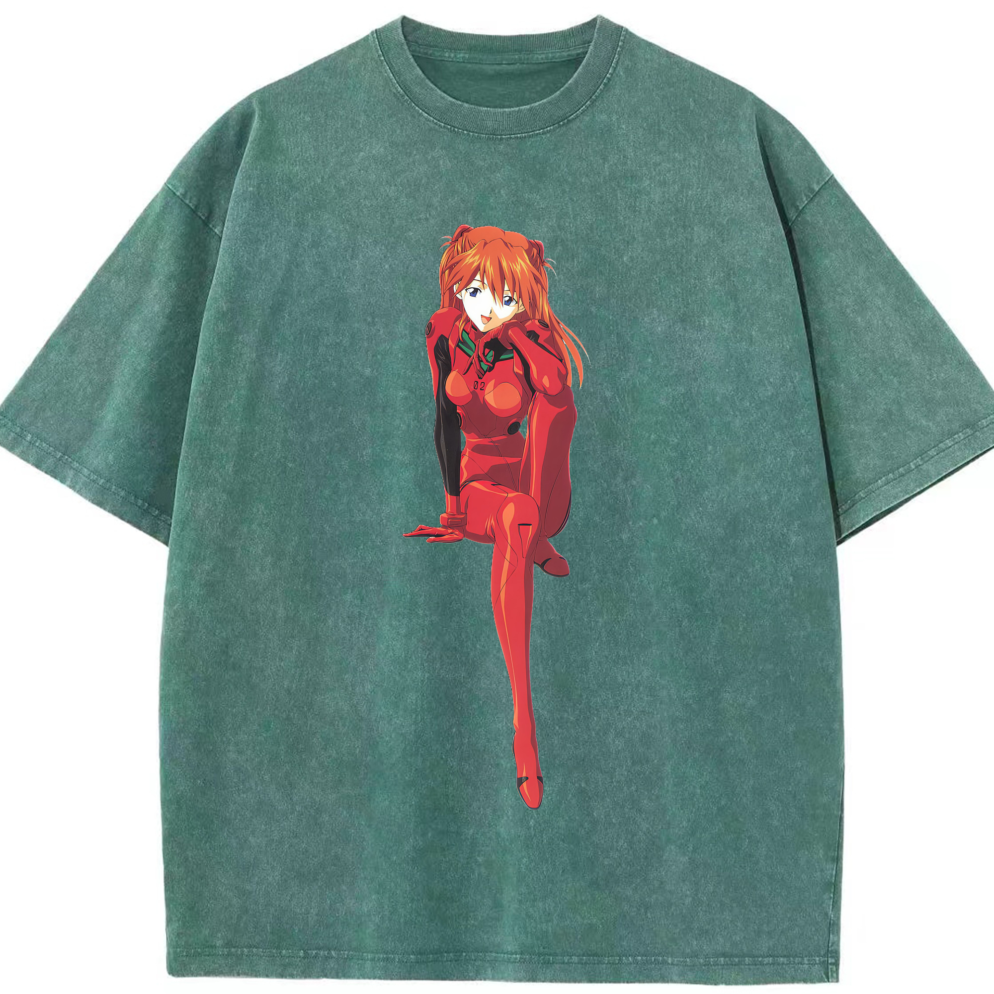 （画像用） EVA 新世紀エヴァンゲリオン 綿100% ヴィンテージ風 半袖Tシャツ（フロントプリント）